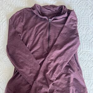 PrAna long sleeve quarter zip running top